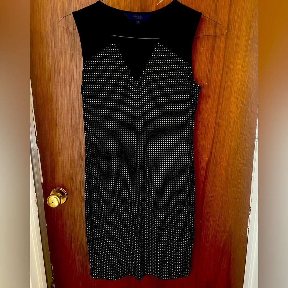 Rachel Roy Dress- Medium -Black & Gold